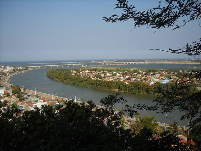 Sông Ba đoạn chảy qua TP. Tuy Hòa, tỉnh Phú Yên