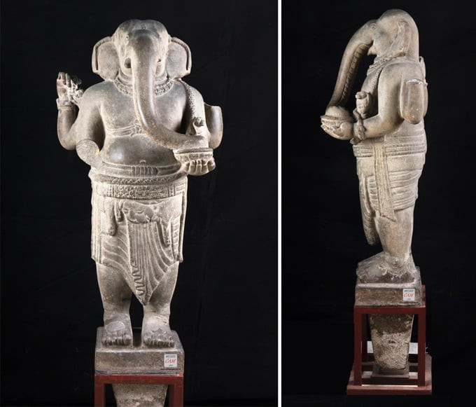Tượng Ganesha đã được Thủ tướng Chính phủ ký quyết định công nhận là bảo vật quốc gia