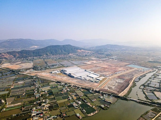 KCN Sông Khoai nằm trên địa phận thị xã Quảng Yên, địa phương đang phấn đấu trở thành thành phố vào năm 2025