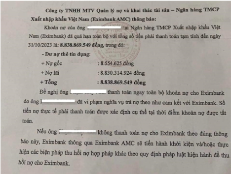 Giải mã vụ nợ tín dụng từ 8,5 triệu đồng lên 8,8 tỷ: Bằng cách nào dư nợ có thể tăng gấp 1.000 lần sau 11 năm?