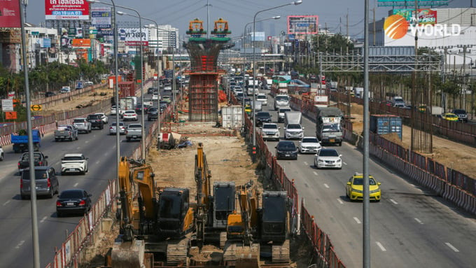 Dự án làm Đường Rama II ở thủ đô Bangkok đã kéo dài 54 năm