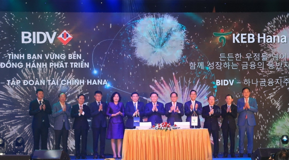 Ngân hàng TMCP Đầu tư và Phát triển Việt Nam (BIDV) và KEB Hana Bank chính thức ký kết thỏa thuận hợp tác chiến lược