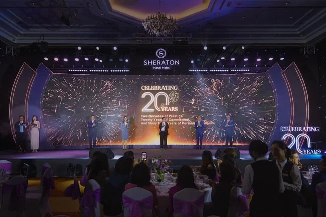 Lễ kỷ niệm 20 năm thành lập khách sạn Sheraton Hà Nội