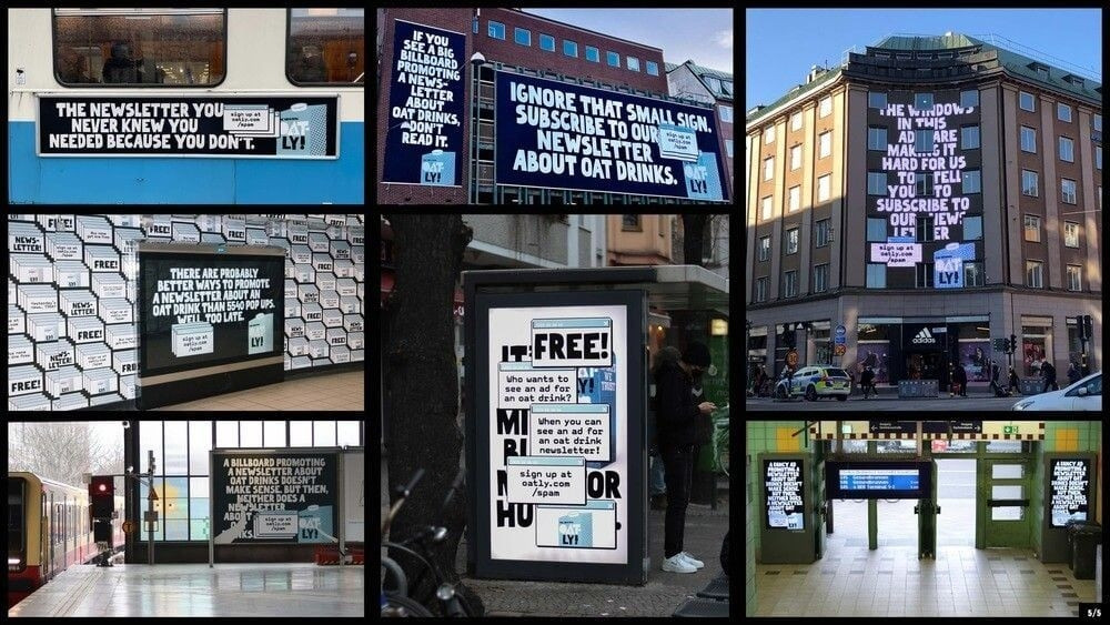 Lách luật quảng cáo đỉnh như hãng sữa yến mạch Thụy Điển Oatly: Chỉ bằng những dòng chữ đen trắng khiến cư dân mạng trầm trồ