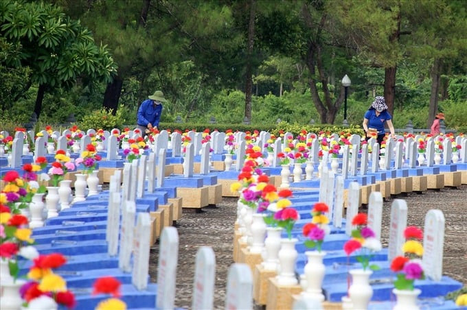 Ở Quảng Trị, gần như địa phương nào cũng có ít nhất 1 nghĩa trang liệt sĩ