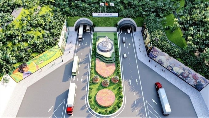 Phối cảnh hầm Đông Khê thuộc dự án Cao tốc Đồng Đăng - Trà Lĩnh