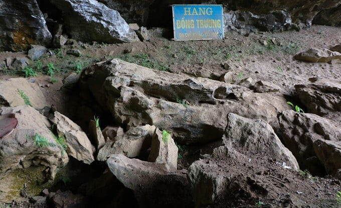 Phát hiện ra nhiều hiện vật khi khai quật hang Đồng Trương