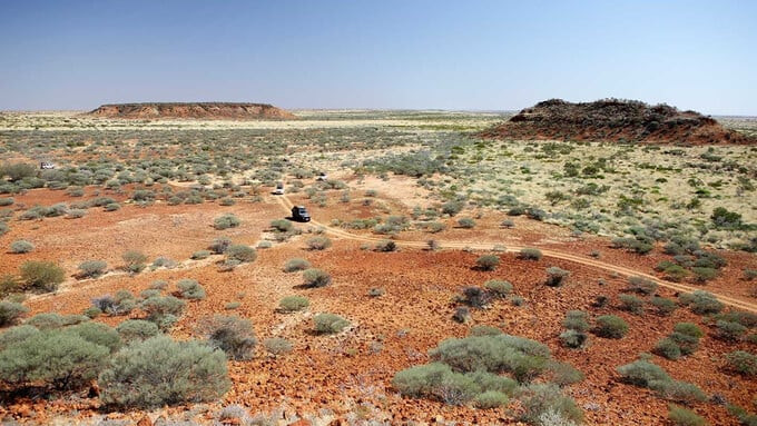 Khoảng 35% tổng diện tích của nước Úc là sa mạc