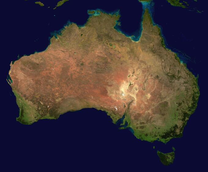 Nước Úc có diện tích lớn thứ 6 trên thế giới với diện tích 7,59 triệu km2 nhưng chỉ có hơn 26 triệu dân