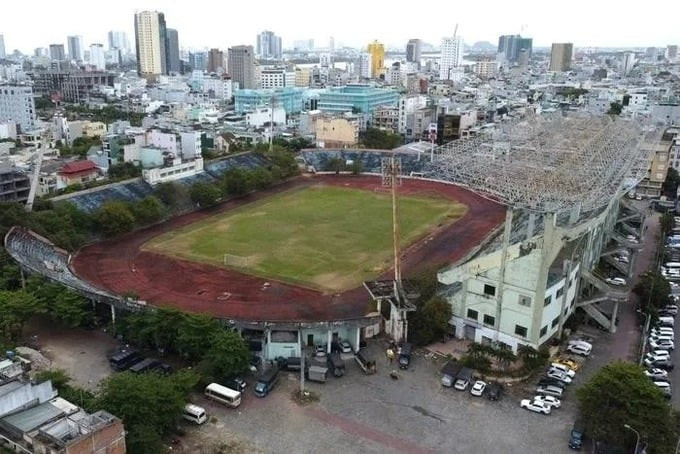 Sân vận động Chi Lăng nằm trên khu 