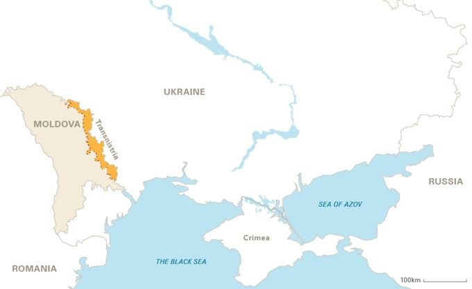 Vị trí của Transnistria