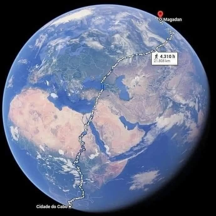 Con đường đi bộ dài nhất trên thế giới: Dài tận 22.387km, mất 187 ngày đi không ngừng nghỉ, xuyên qua 17 quốc gia