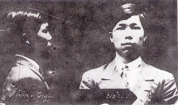 Ông Trần Văn Giàu lúc tham gia biểu tình tại Paris (1930) và bị Pháp trục xuất về nước. Ảnh: Báo CAND
