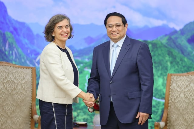 Thủ tướng Phạm Minh Chính tiếp bà Carmen Cano De Lasala, Đại sứ Tây Ban Nha tại Việt Nam đến chào xã giao