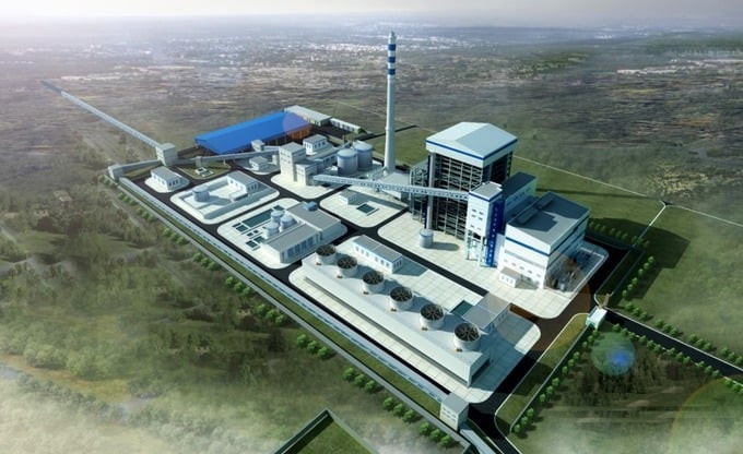 Phối cảnh Nhà máy nhiệt điện Na Dương II