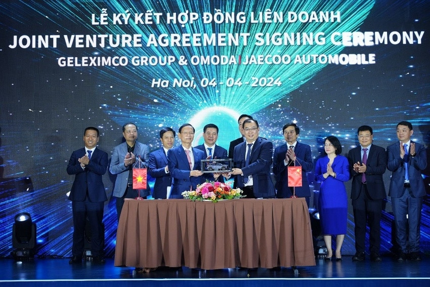 Lễ ký kết giữa Geleximco và OMODA&JAECOO vừa diễn ra tại Hà Nội