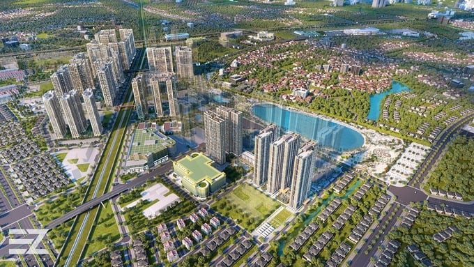 Imperia Smart City - dự án do MIK Group phát triển tọa lạc tại phía Tây Hà Nội. Ảnh: MIK