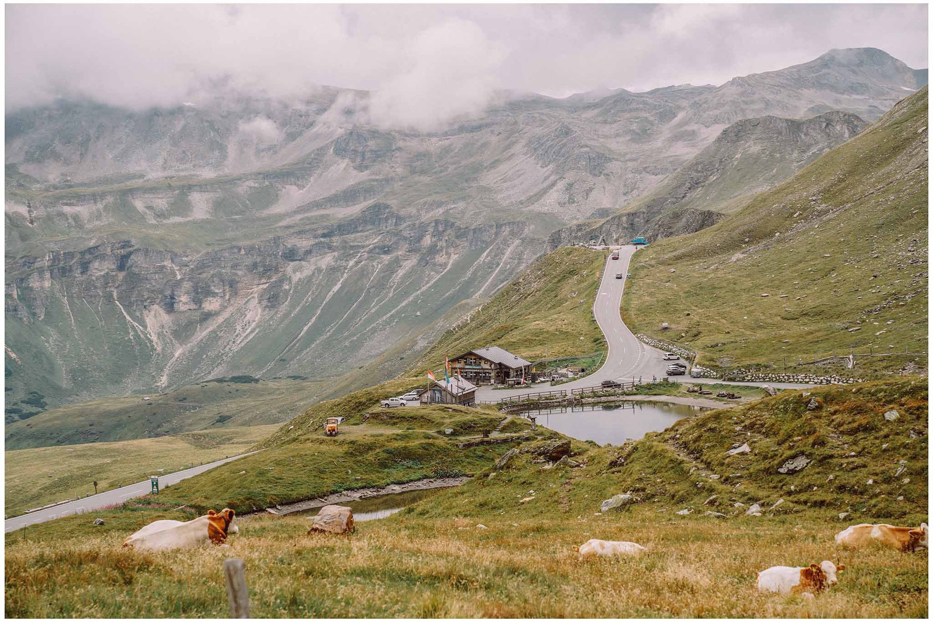 Cảnh sắc thiên nhiên nước Áo nhìn từ đèo Grossglockner