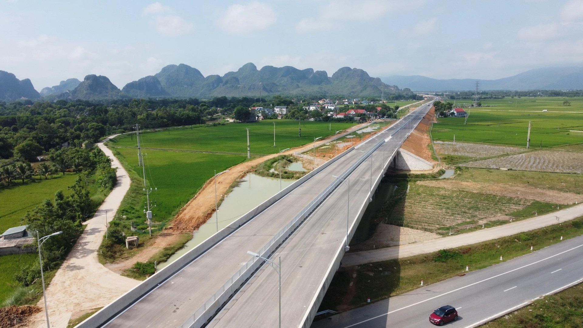 Dự án cao tốc QL45 - Nghi Sơn. Ảnh: Báo Thanh Niên