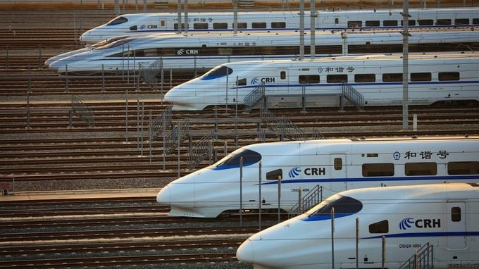 Nhiều tuyến đường sắt tốc độ cao của Trung Quốc được thực hiện bởi 