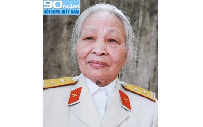 Trung tá Nguyễn Thị Chiên. Ảnh: Hội Liên hiệp Phụ nữ Việt Nam