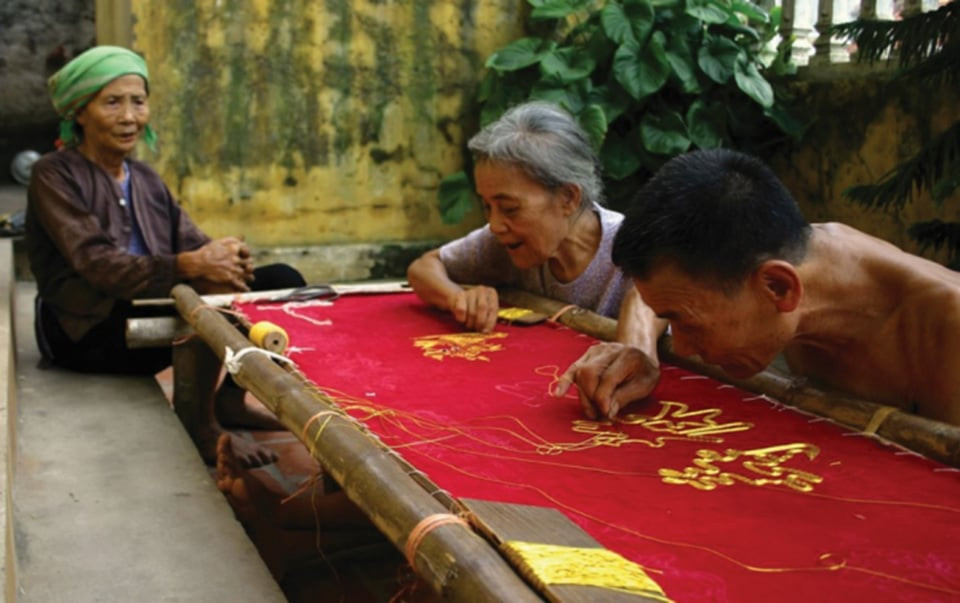 Nghề thủ công truyền thống nghề thêu - ren Ninh Hải, xã Ninh Hải, huyện Hoa Lư (Hình minh họa)
