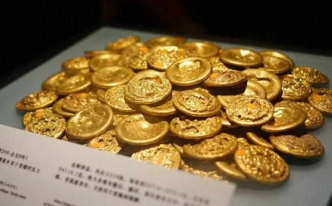 Số vàng thu thập được đang trưng bày trong viện bảo tàng. Nguồn: Sohu