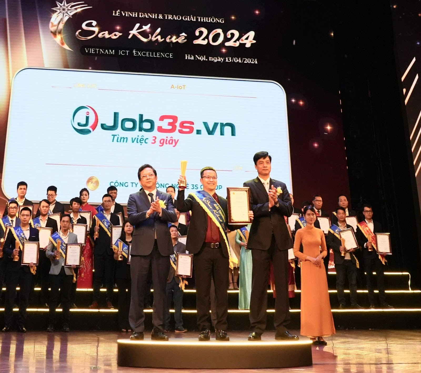 [Tin công nghệ] Nền tảng tuyển dụng việc làm Job3s.vn nhận giải thưởng Sao Khuê 2024