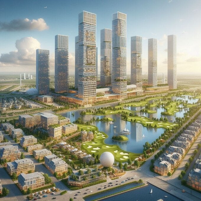 Choáng ngợp trước hình ảnh tương lai tại đô thị 200.000 tỷ ở huyện biển duy nhất của TP. HCM