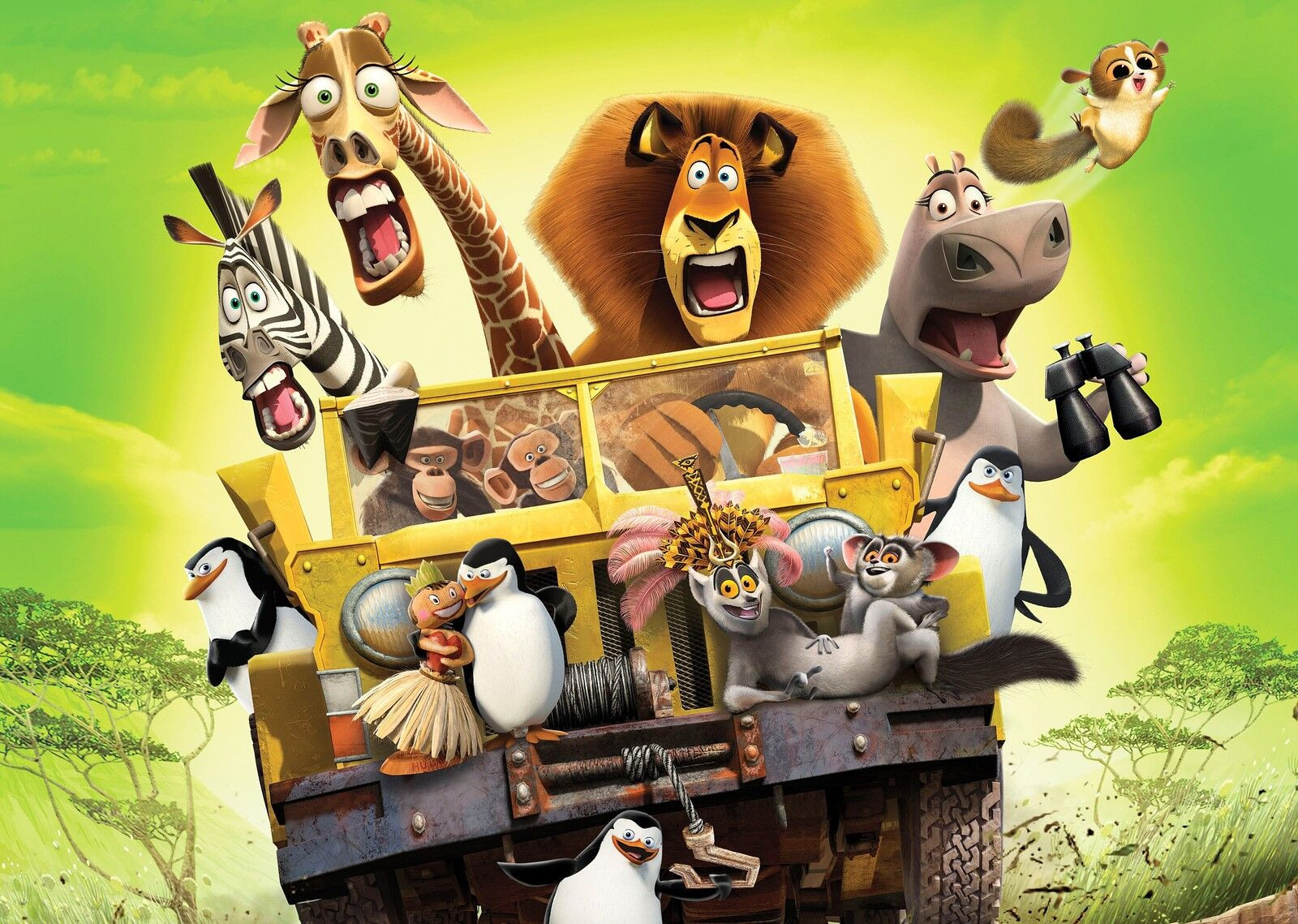 Loạt phim hoạt hình Madagascar. Ảnh: Internet