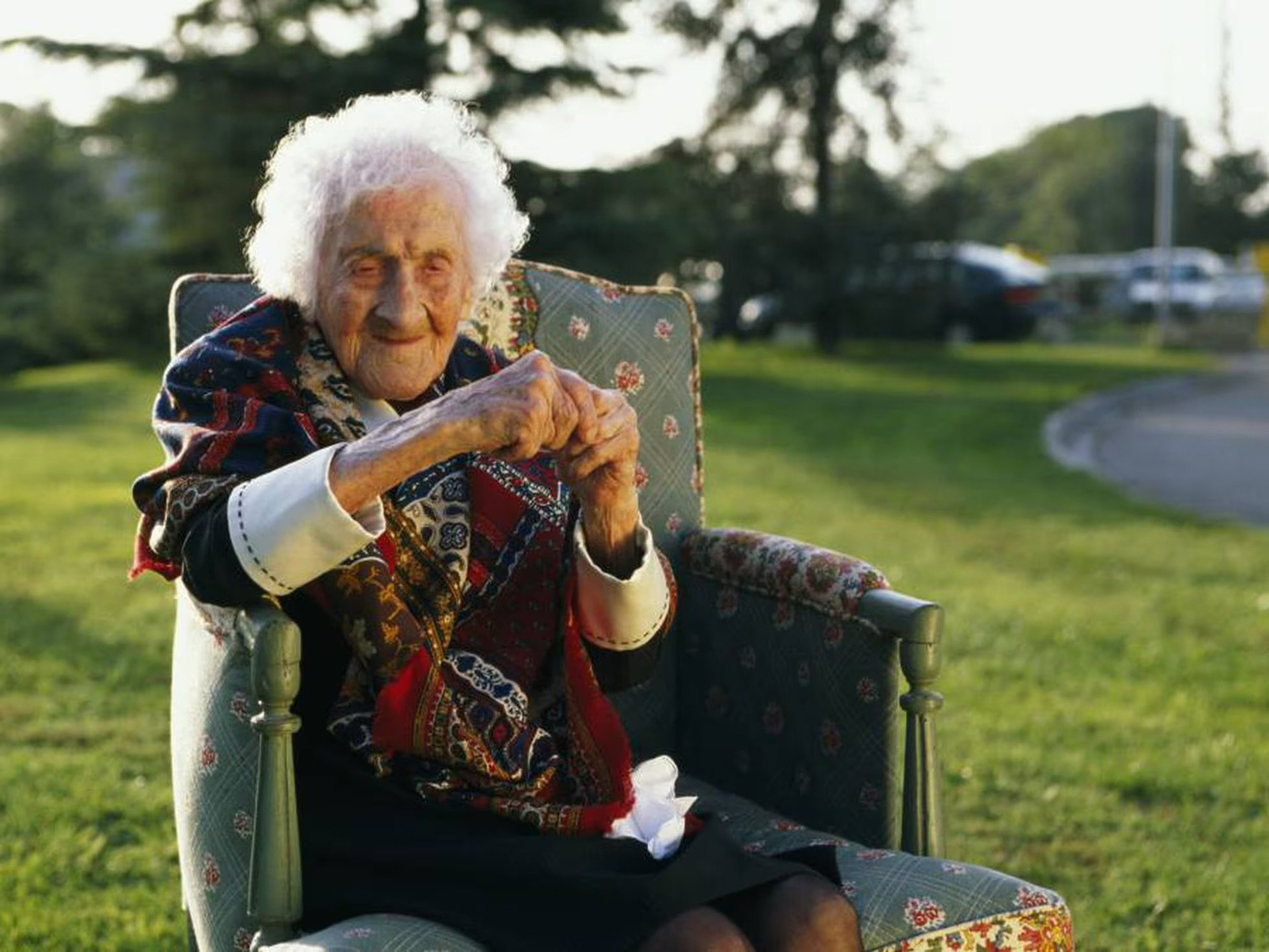 Cụ Jeanne Calment, một phụ nữ người Pháp, được cho là sống đến 122 tuổi vào năm 1997, vượt qua ngưỡng 120 tuổi và là người sống thọ nhất thế giới. Ảnh: EL PAÍS
