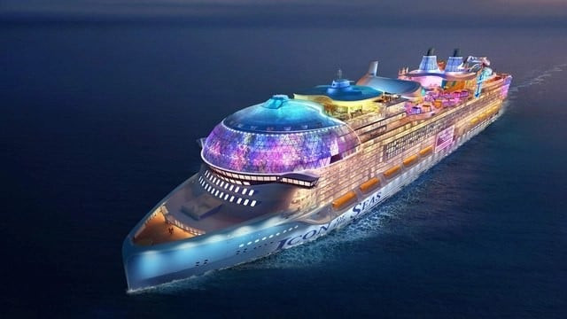Tàu Icon of the Seas - tàu du lịch lớn nhất thế giới - Ảnh: Royal Caribbean.