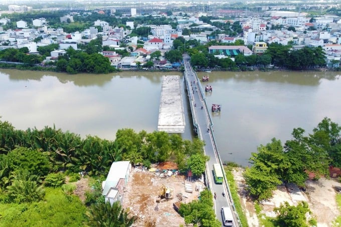Cầu Phước Long dự kiến sẽ hoàn thành vào tháng 12/2024. Ảnh: Internet