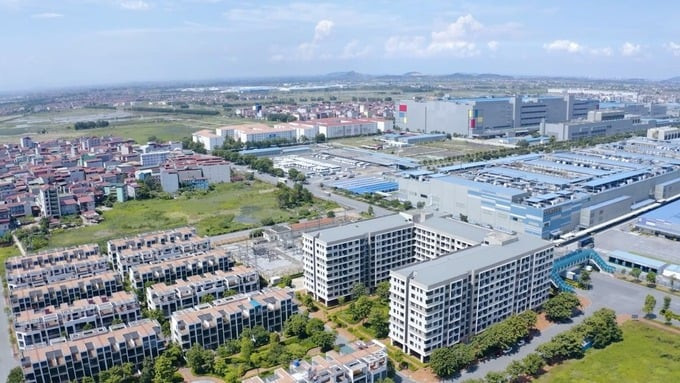 Nhà máy Amkor Technology Việt Nam tại Khu công nghiệp Yên Phong II. Ảnh minh họa