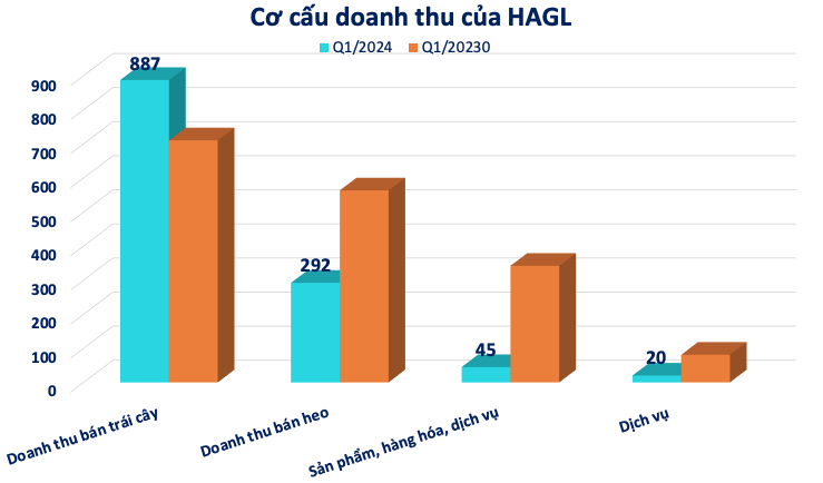 'Hụt hơi' từ mảng bán heo, HAGL (HAG) của 'bầu' Đức báo lãi quý I/2024 giảm 25%
