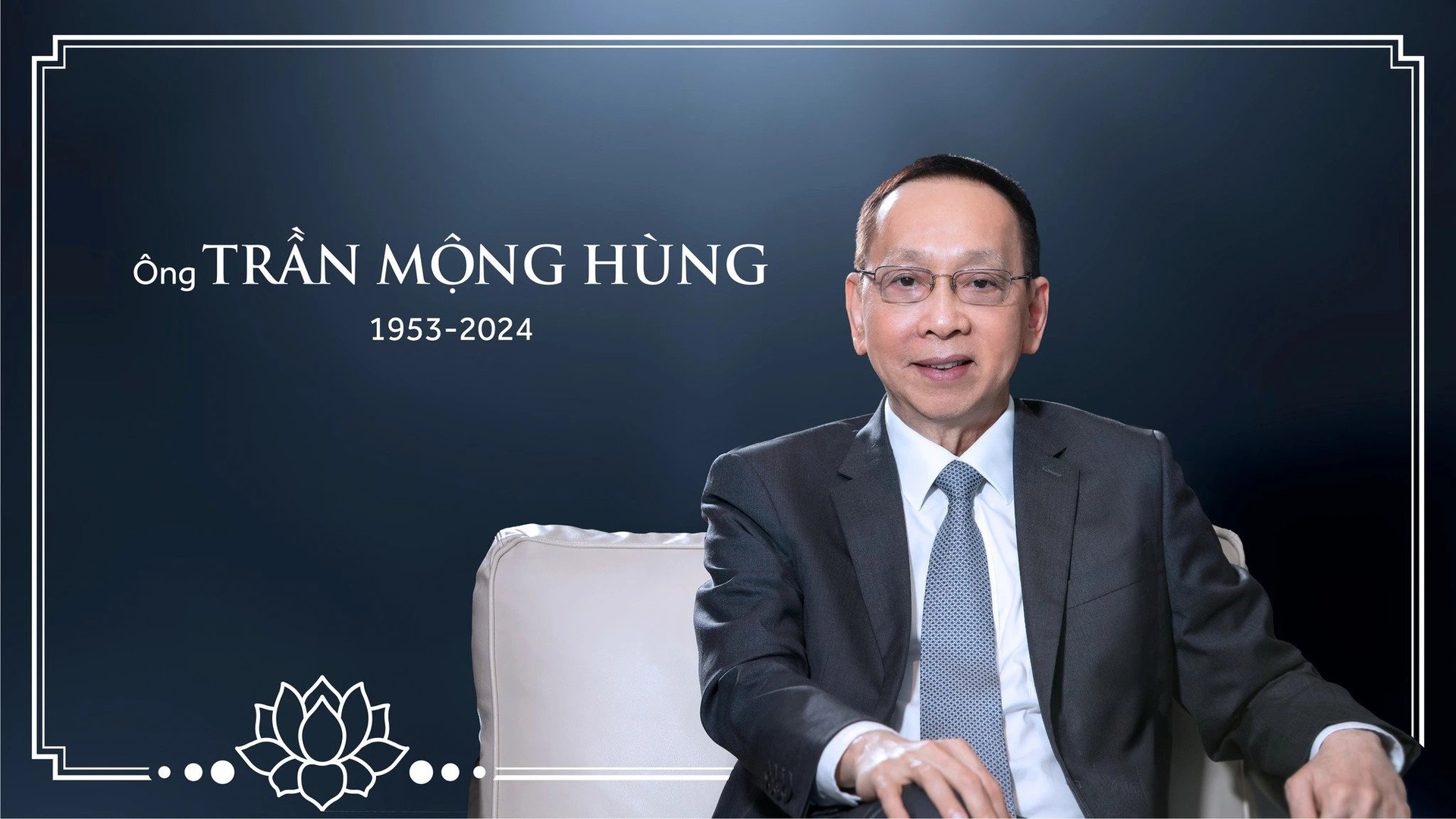 Ông Trần Mộng Hùng hưởng dương 72 tuổi. Ảnh: FBNV