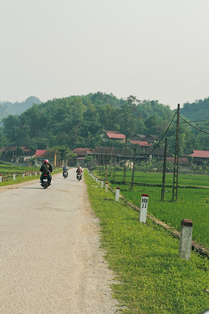 Không khí buổi sáng sớm tại đây rất trong lành