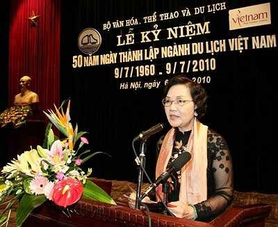 Sau khi giành độc lập, nữ anh hùng Võ Thị Thắng đã từng đảm nhận nhiều vị trí quan trọng (Ảnh: VTC NEWS)