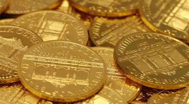 Cảnh sát khu vực này đã thu hồi được 86 đồng tiền vàng nặng khoảng 1kg ( Hình minh họa)