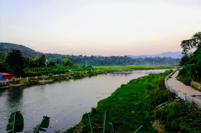 Dòng sông Cầu chảy qua tỉnh Bắc Kạn