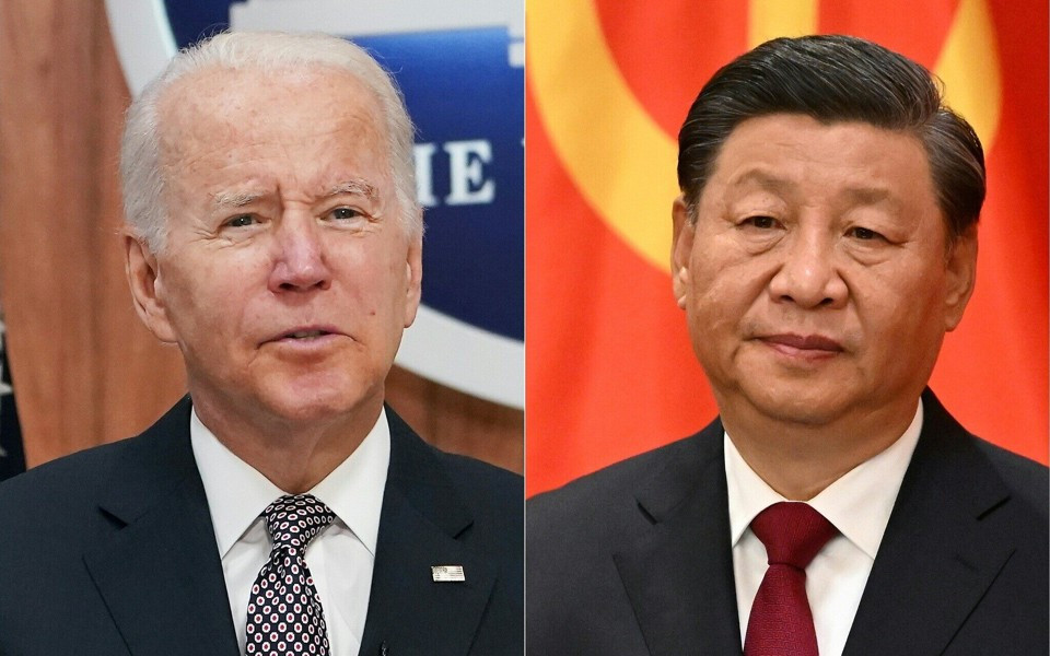 Tổng thống Mỹ Joe Biden và Chủ tịch Trung Quốc Tập Cận Bình. Ảnh: AFP