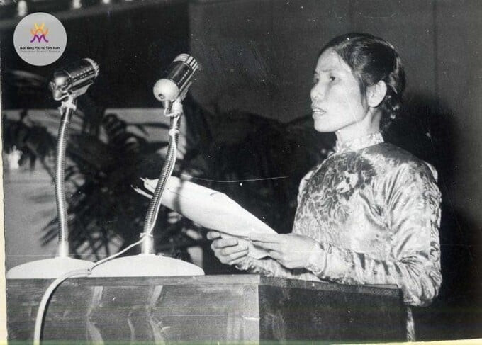 Chân dung bà Hà Thị Quế. Ảnh: Bảo tàng Phụ nữ Việt Nam