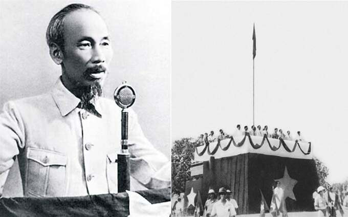 Hình ảnh Chủ tịch Hồ Chí Minh đọc bản Tuyên ngôn Độc lập ngày 2/9/1945 tại Quảng trường Ba Đình mãi trở thành những giây phút lịch sử của dân tộc Việt Nam. Ảnh: TTXVN