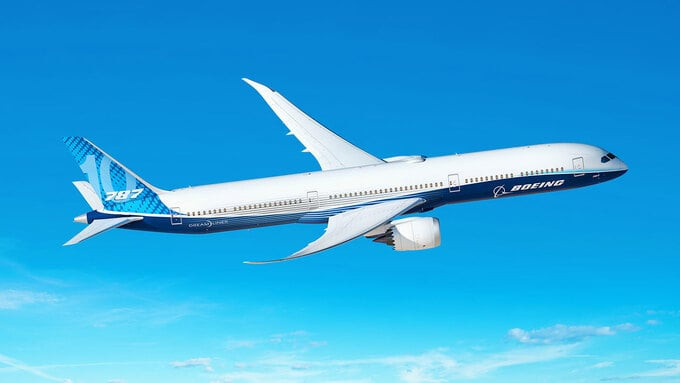 Chiếc máy bay gặp sự cố lần này là Boeing 787-9 Dreamliner. Ảnh minh họa