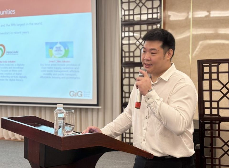 Ông Chia Zhi Wei - chuyên gia xúc tiến thương mại và hỗ trợ xuất khẩu người Singapore nhận định, các thị trường mới nổi khác của châu Á, đặc biệt là Ấn Độ, đang sẵn sàng thách thức vị trí hàng đầu của Trung Quốc. Ảnh: BTC