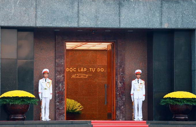 Cửa Lăng Chủ tịch Hồ Chí Minh. Ảnh: Đình Huy/Báo Thanh Niên