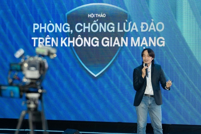 Ông Thái Trí Hùng phát biểu tại Hội thảo. Ảnh: HP