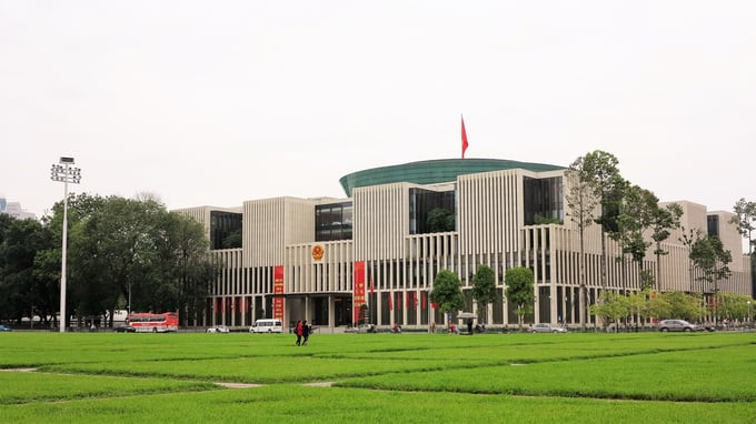 Toàn cảnh tòa nhà Quốc hội Việt Nam. Ảnh: Wikipedia