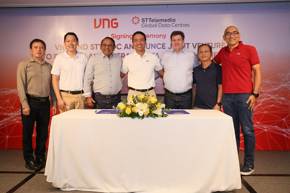 [Tin công nghệ] ST Telemedia Global Data Centres công bố thành lập Liên doanh với VNG, đầu tư xây dựng và vận hành Trung tâm dữ liệu tại Việt Nam