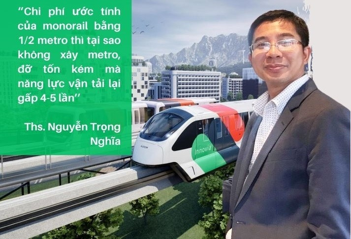 Chuyên gia: Cần xem xét tính hiệu quả kinh tế - xã hội của Đường sắt nhẹ Monorail chạy dọc sông Hồng